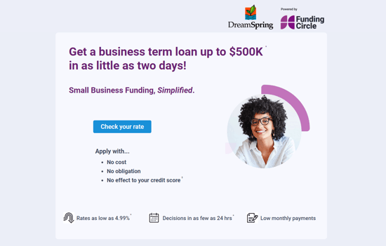 Funding Circle & DreamSpring Partnership